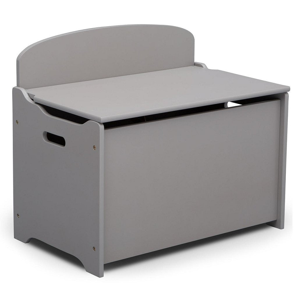 Delta Children Tb83460Gn-026 Houten Opbergkist Met Rugleuning Grijs