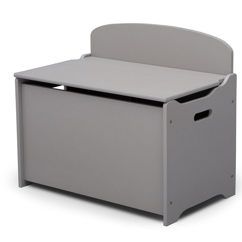 Delta Children Tb83460Gn-026 Houten Opbergkist Met Rugleuning Grijs
