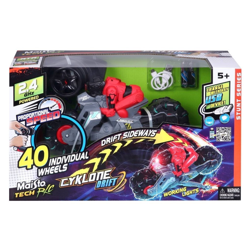 Basic Maisto Tech Rc Motorcycle Drifter + Licht