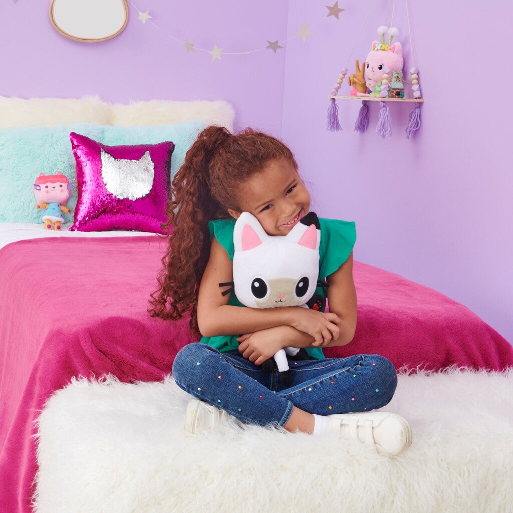 Spin Master Gabbys Dollhouse Knuffel Pandy Poek Met Geluid 33 Cm