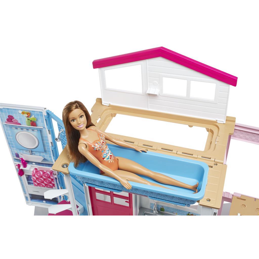 Barbie Huis Met 2 Verdiepingen En Pop