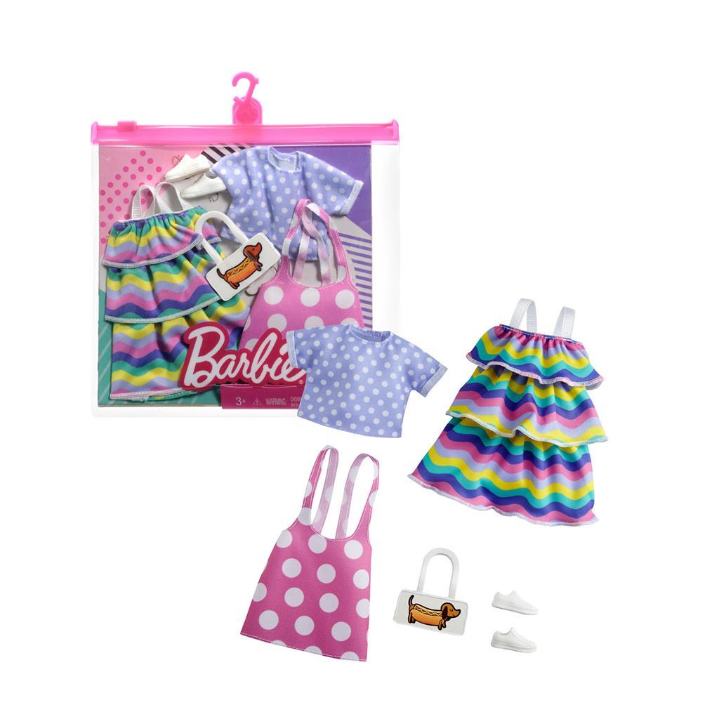 Barbie Fashion 2 Kledingsetjes Assorti