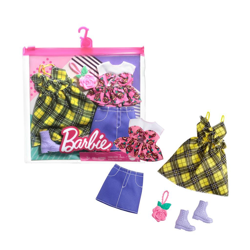 Barbie Fashion 2 Kledingsetjes Assorti