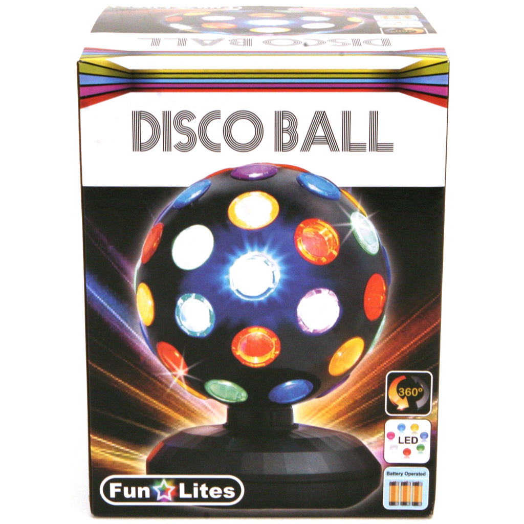 Basic Fun Lites Disco Led-Bol 15 Cm Zwart
