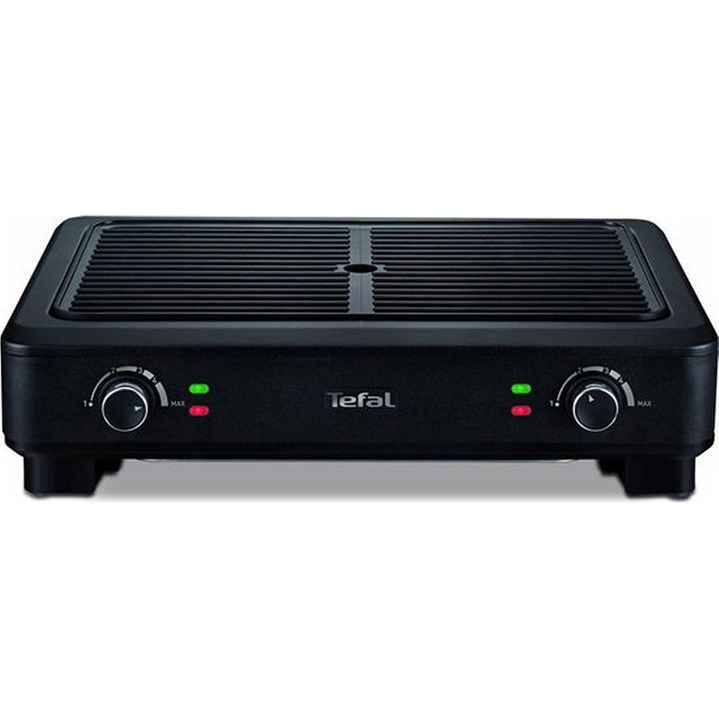 Tefal Tg9008 Smoke Less Grill Zwart