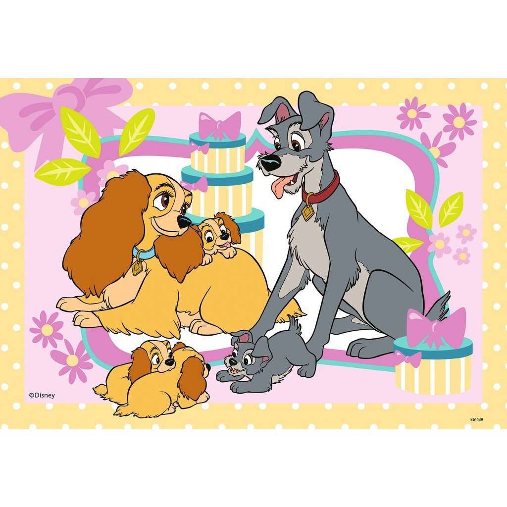 Ravensburger Puzzel Disney Schattige Puppies 2X24 Stukjes