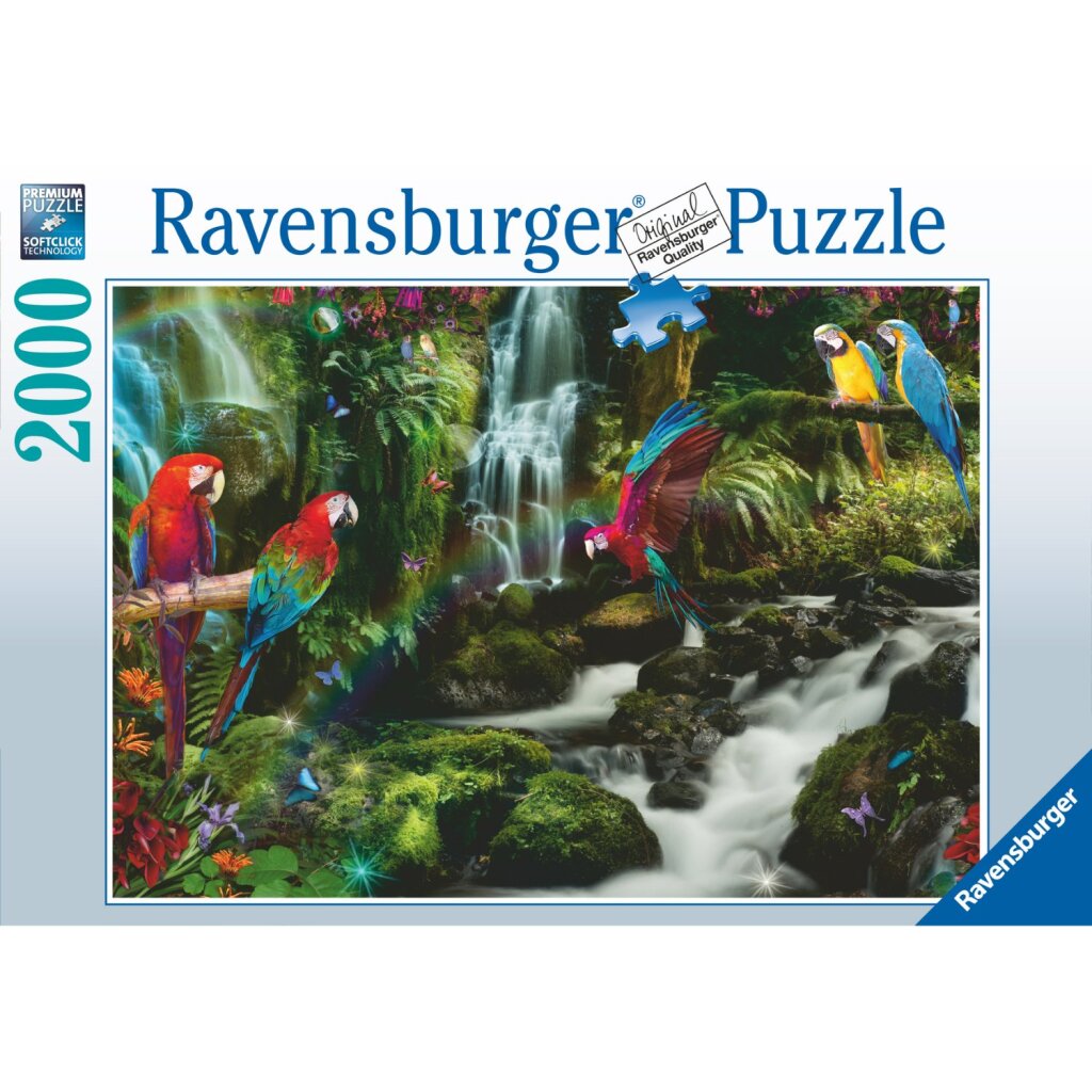Ravensburger Puzzel Bonte Papegaaien In De Jungle 2000 Stukjes