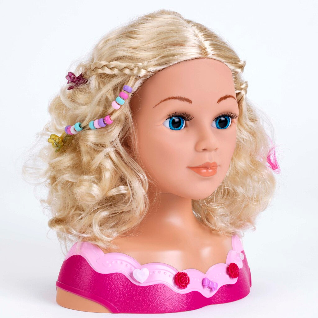 Basic Kapkop Met Make-Up En Haar-Accessoires 33 Cm