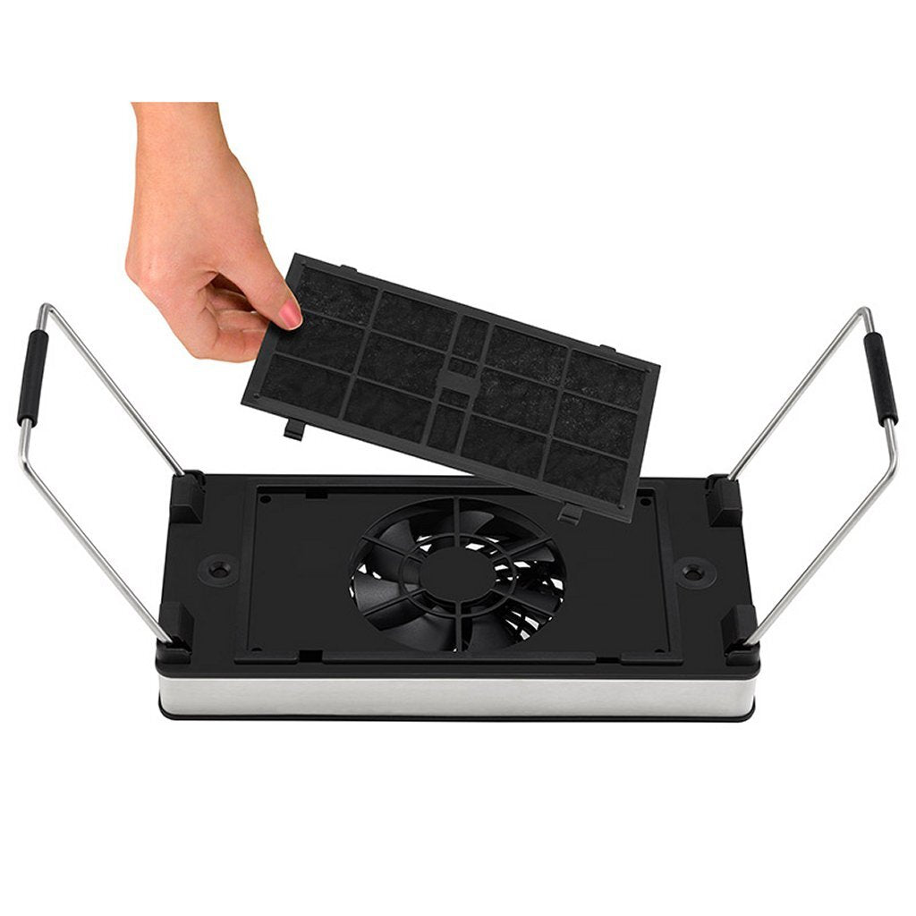 Unold 48785 Raclette Met Afzuigkap Rvs/Zwart