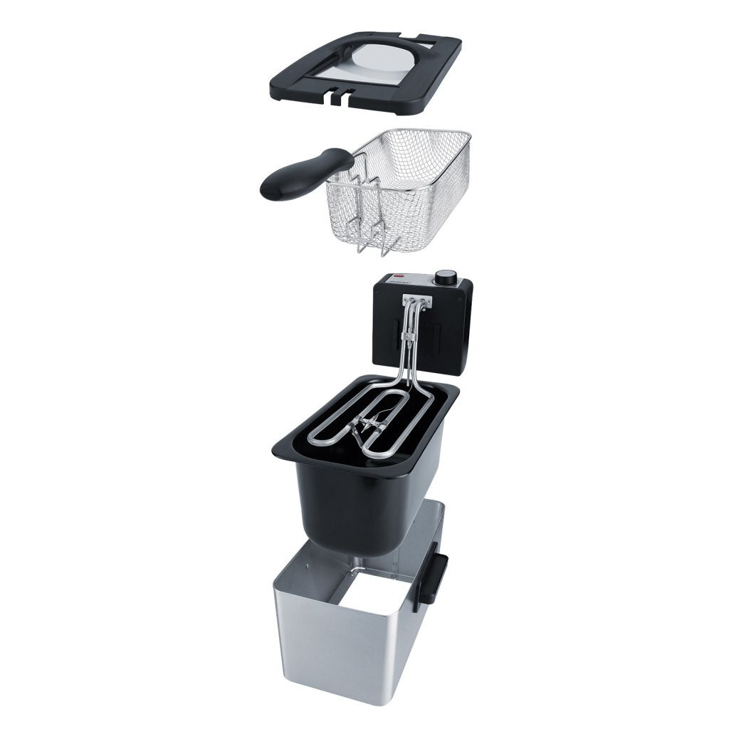Steba Df180 Friteuse 3L 2000W Rvs/Zwart