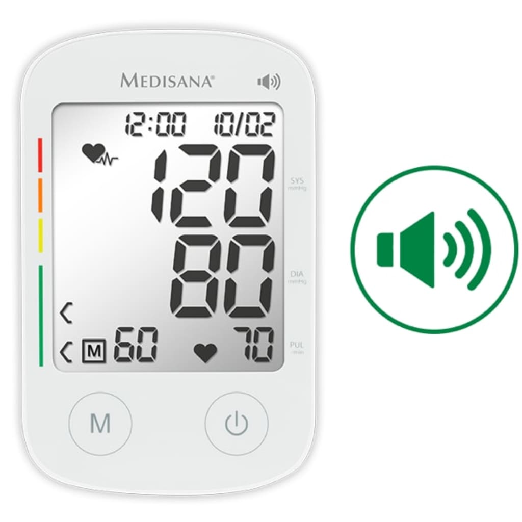 Medisana Bloeddrukmeter Bovenarm Met Spraakfunctie Bu 535 Voice Wit