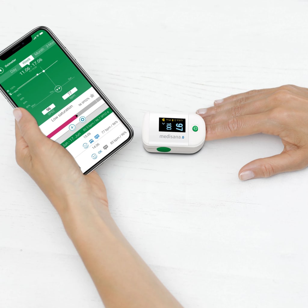 Medisana Saturatiemeter Pm 100 Connect Wit
