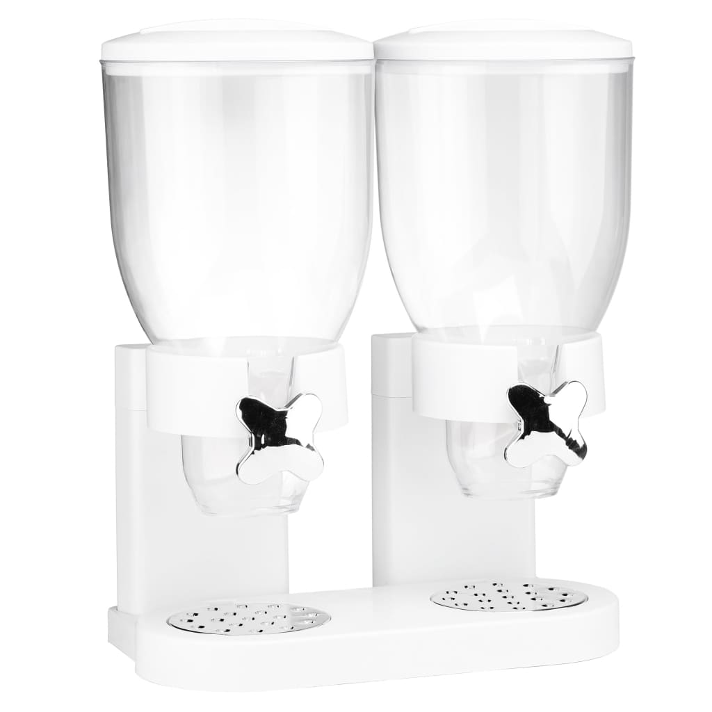 Hi Ontbijtgranen Dispenser 2 X 3,5 L Wit