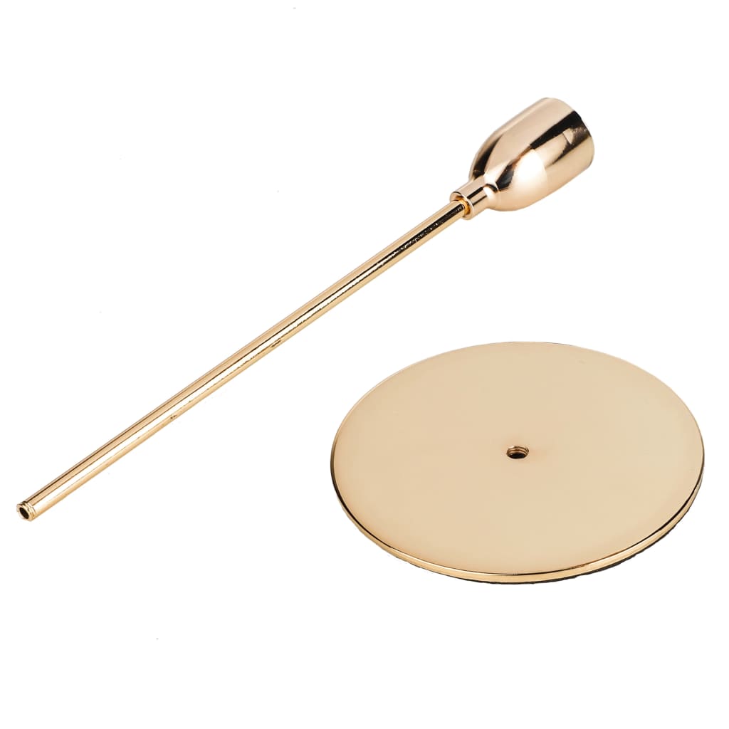 Hi 3-Delige Kaarsenstandaardset Ø 10 Cm Goudkleurig