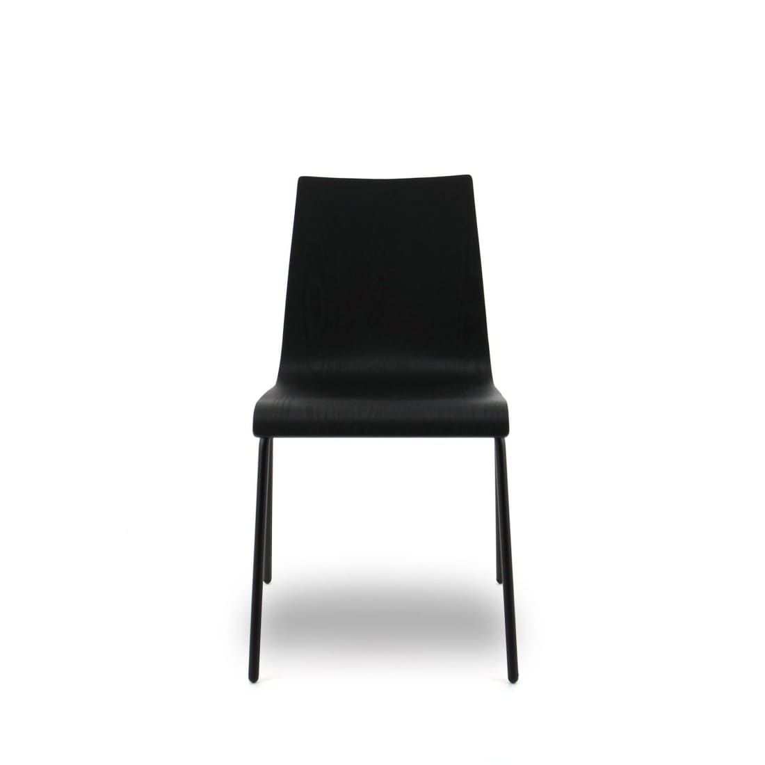 Eetkamerstoel Houten Design Zwart Eiken Puur