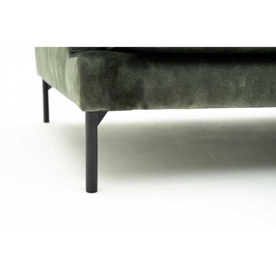 Hoekbank Scandinavisch Groen Velvet (263X92X81 Cm) Marie
