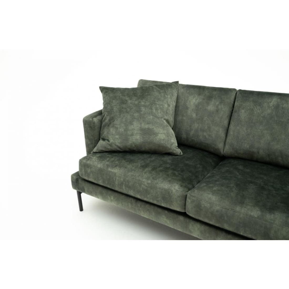 Hoekbank Scandinavisch Groen Velvet (263X92X81 Cm) Marie