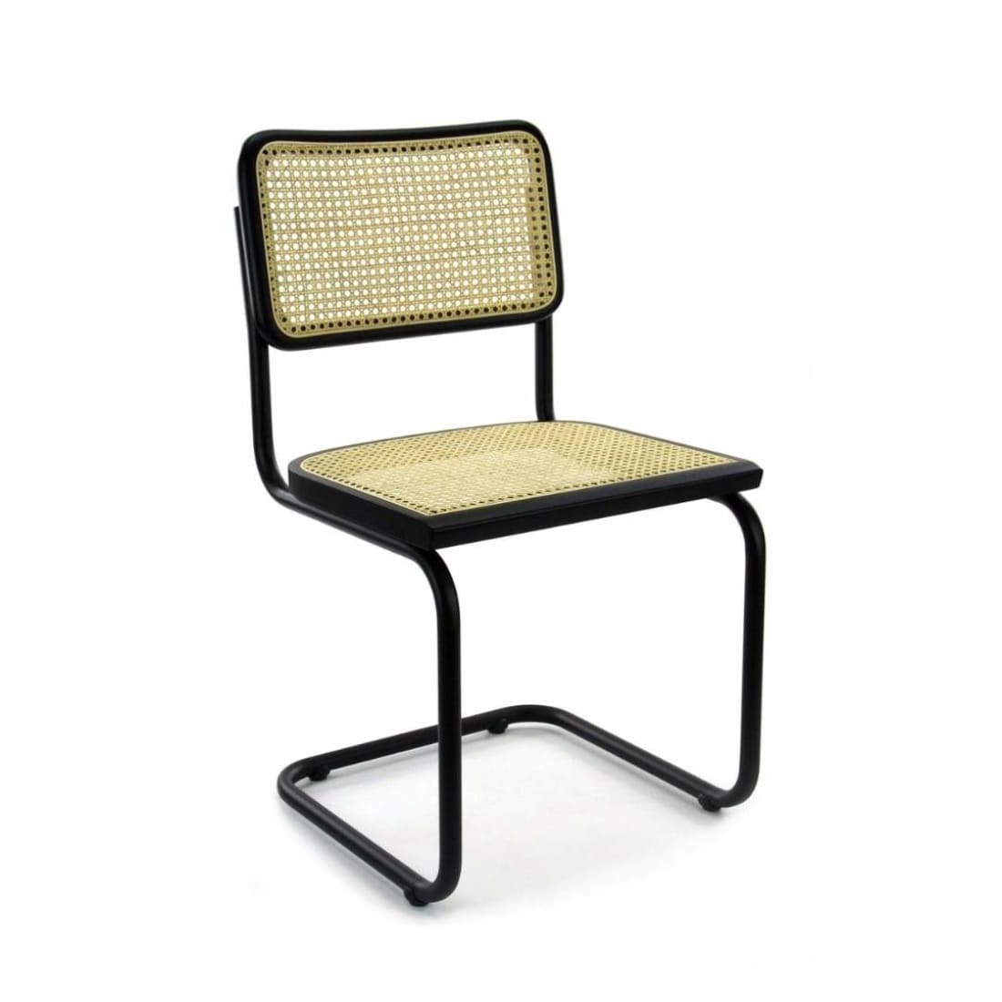Eetkamerstoel Rotan Design Zwart Bas