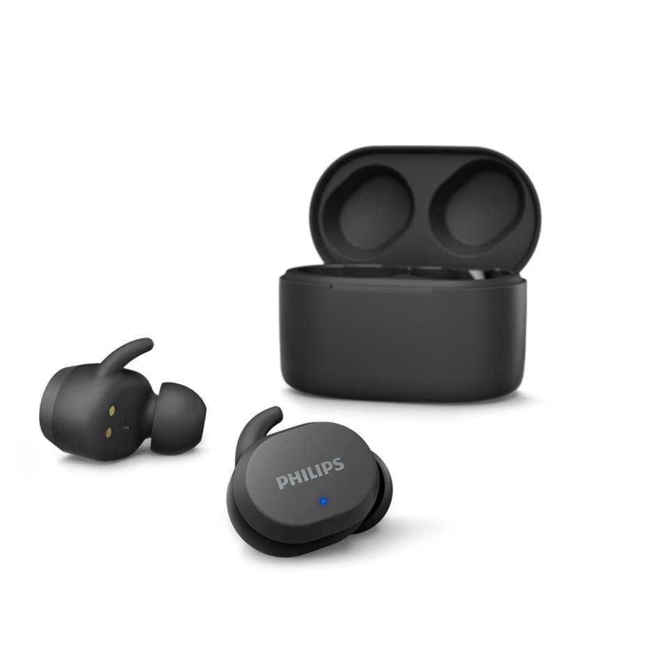 Philips Tat3216Bk/00 Draadloze Bluetooth Oordopjes Zwart