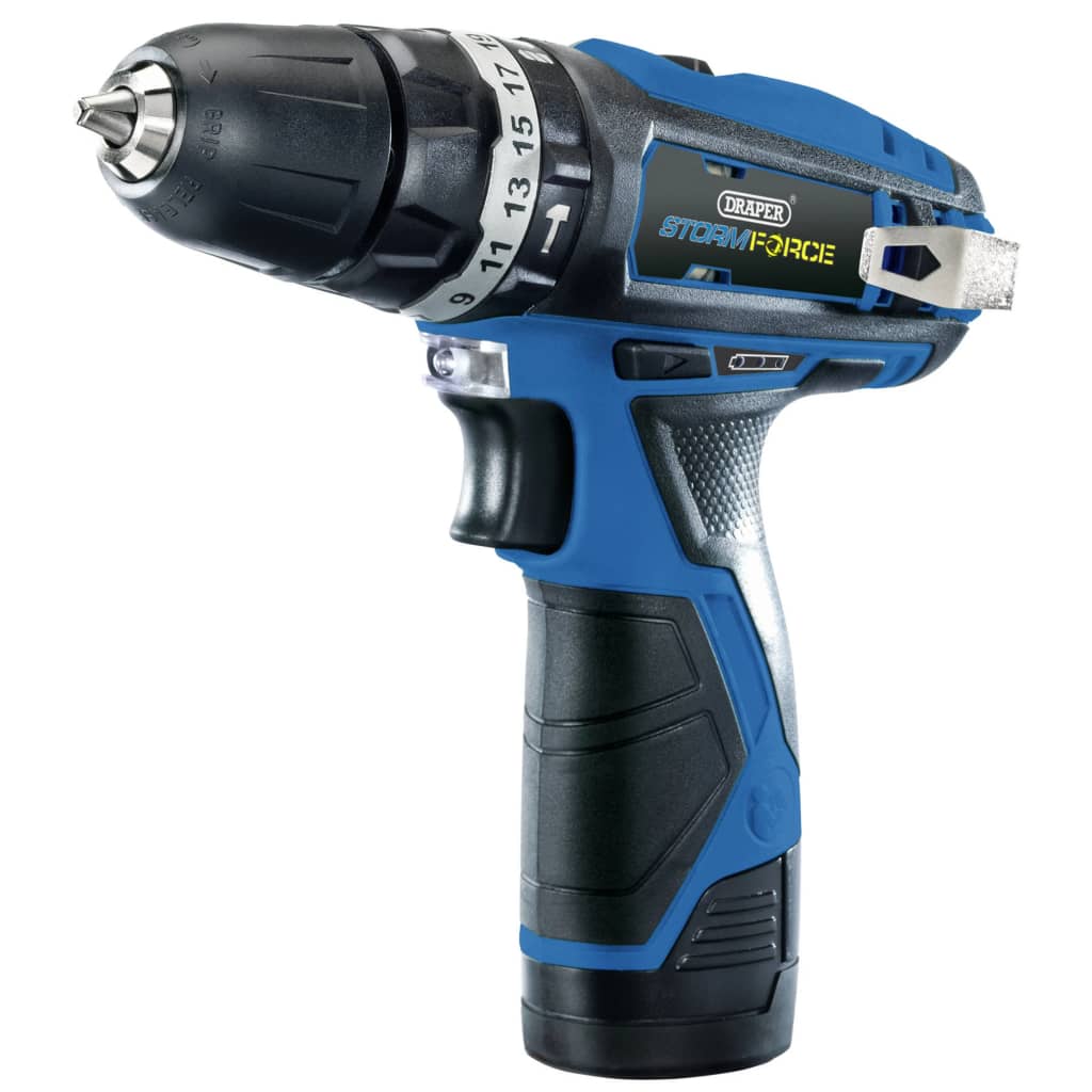 Draper Tools Combiboormachine Met 2X1,5 Ah Accu Storm Force 10,8V 25Nm