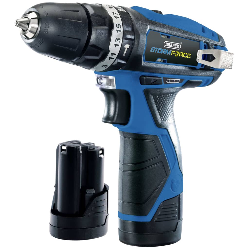Draper Tools Combiboormachine Met 2X1,5 Ah Accu Storm Force 10,8V 25Nm
