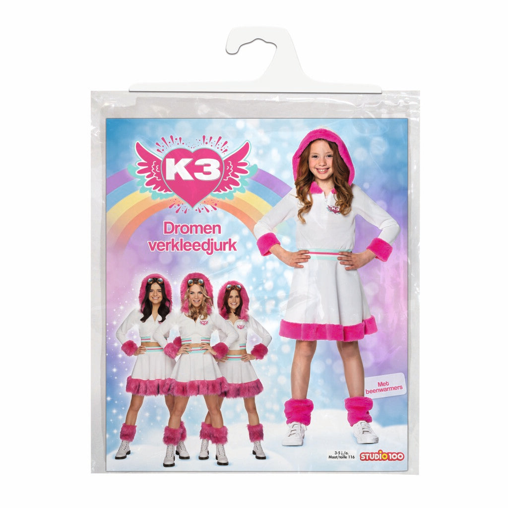 K3 Dromen Verkleedjurk Maat 116