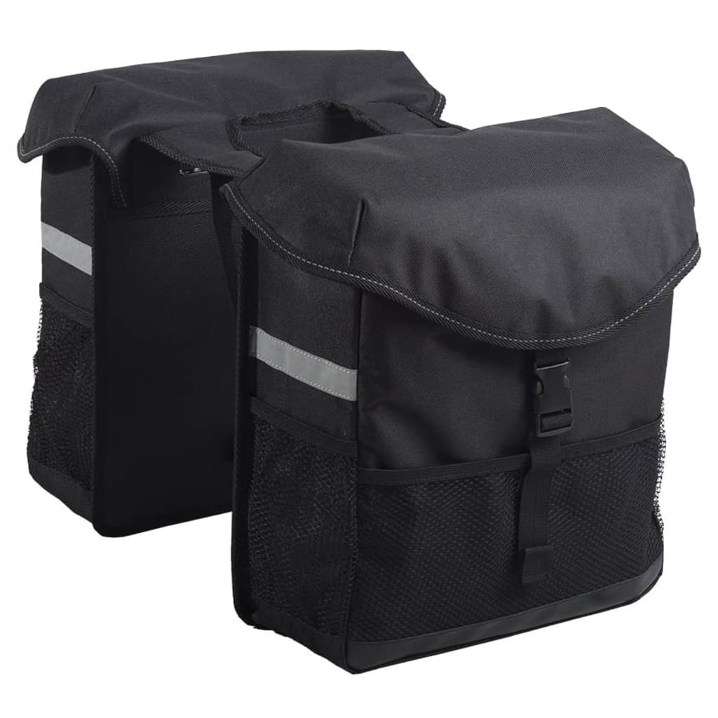 7-Series Fietstas Dubbel 19 L Zwart