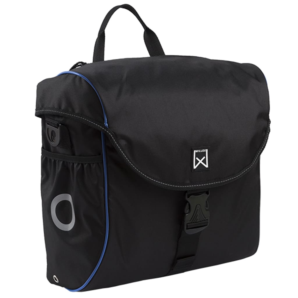 Willex Fietstas 19 L Zwart En Blauw 16002