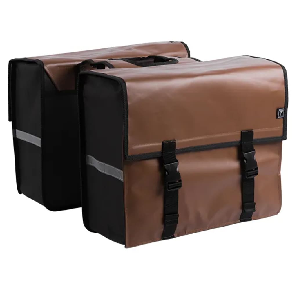 7-Series Fietstas Dubbel 46 L Zeildoek Bruin