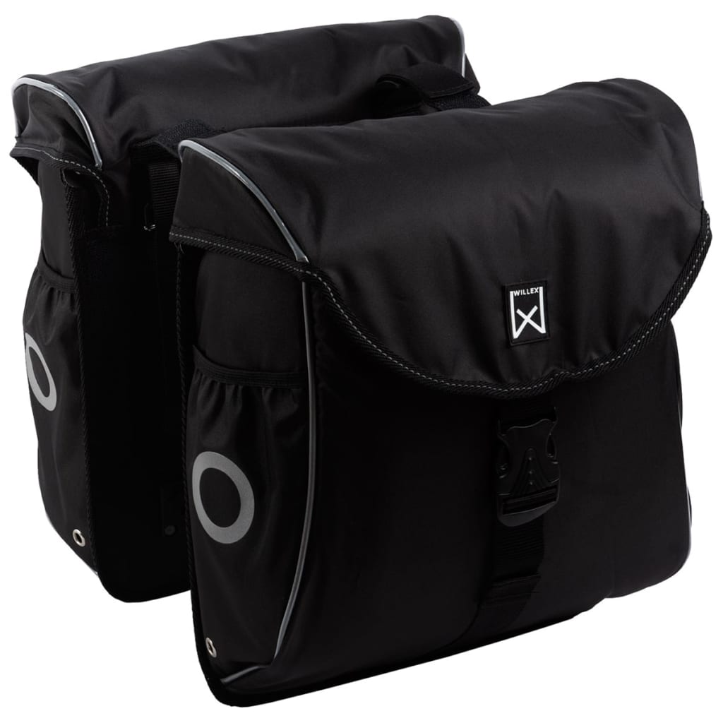 Willex Fietstassen 300 Flexi 24 L Zwart En Zilver