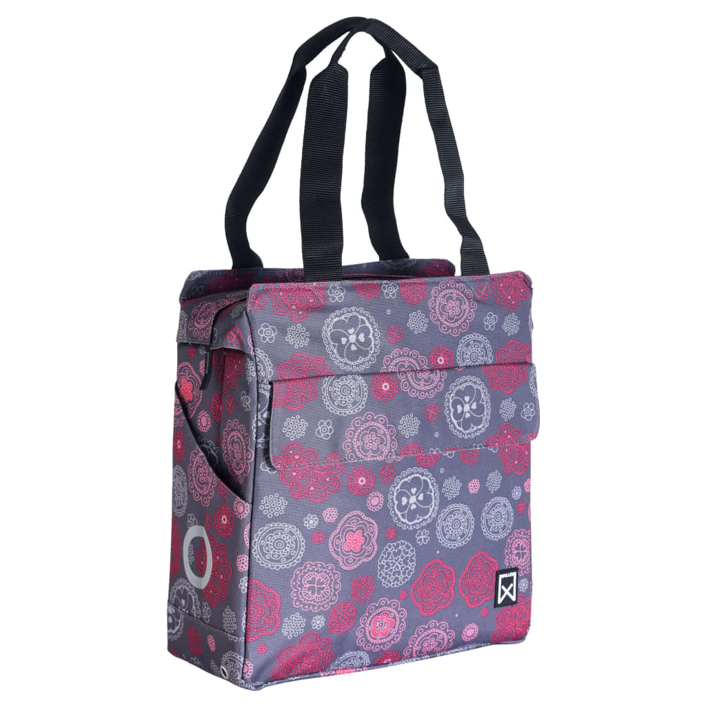 Willex Fietstas Cosmos 15 L Grijs En Rood