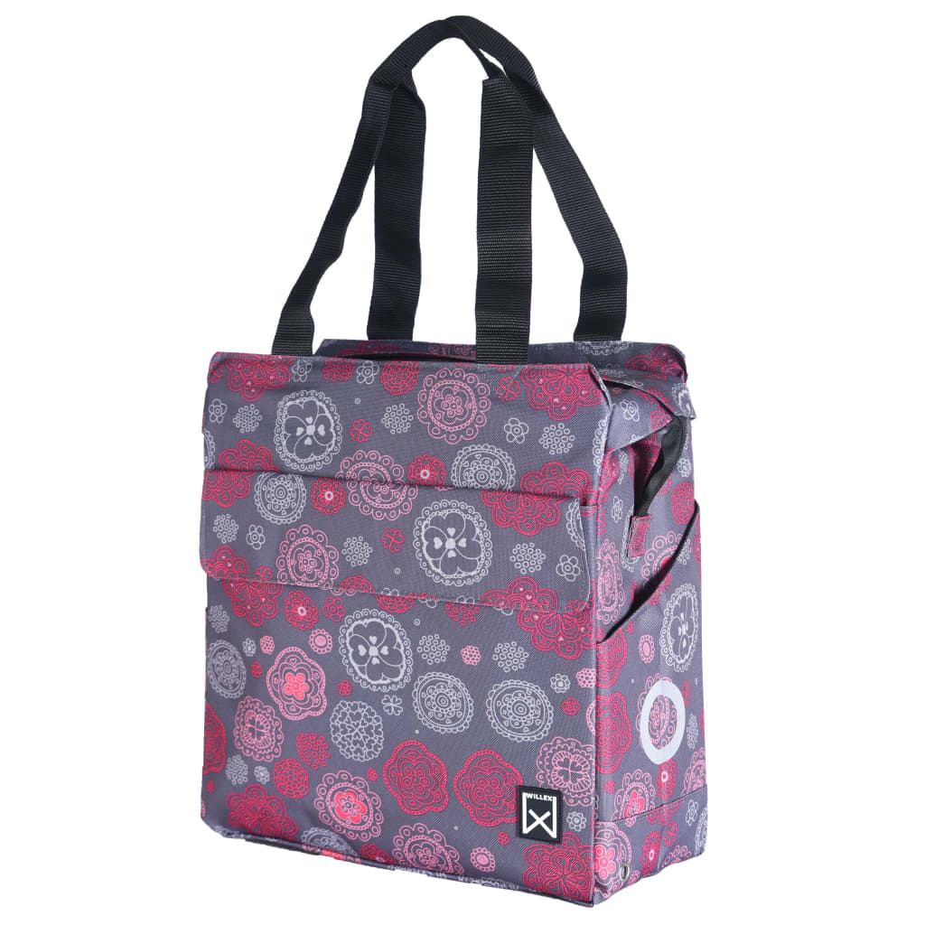 Willex Fietstas Cosmos 15 L Grijs En Rood