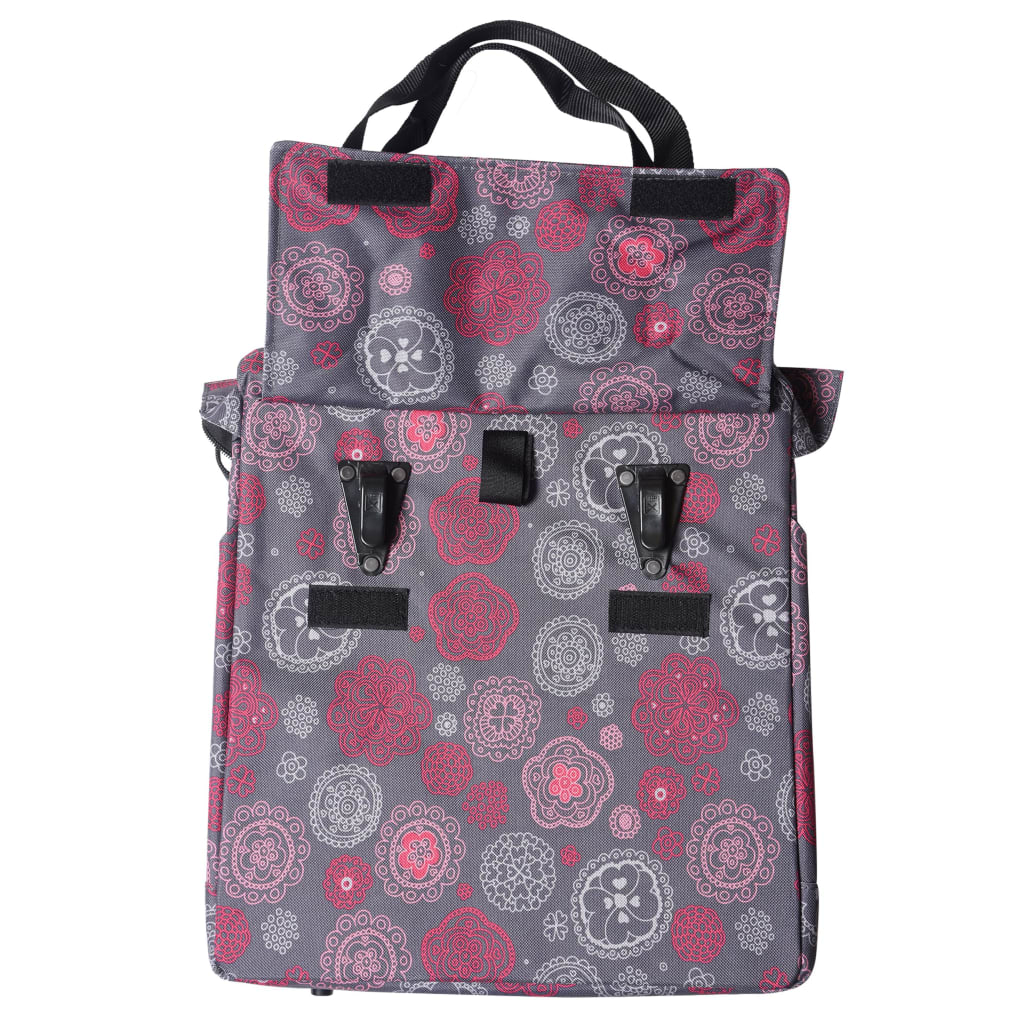 Willex Fietstas Cosmos 15 L Grijs En Rood