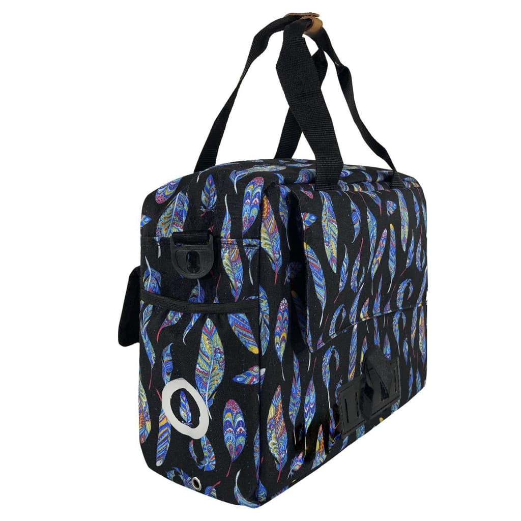Willex Fietstas 15 L Blauwe Veren
