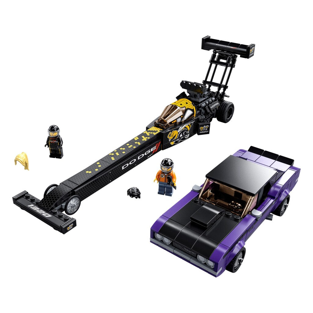 Lego Speed Champions 76904 Mopar Dodge Srt Top Fuel Dragster En 1970 Dodge Challenger
