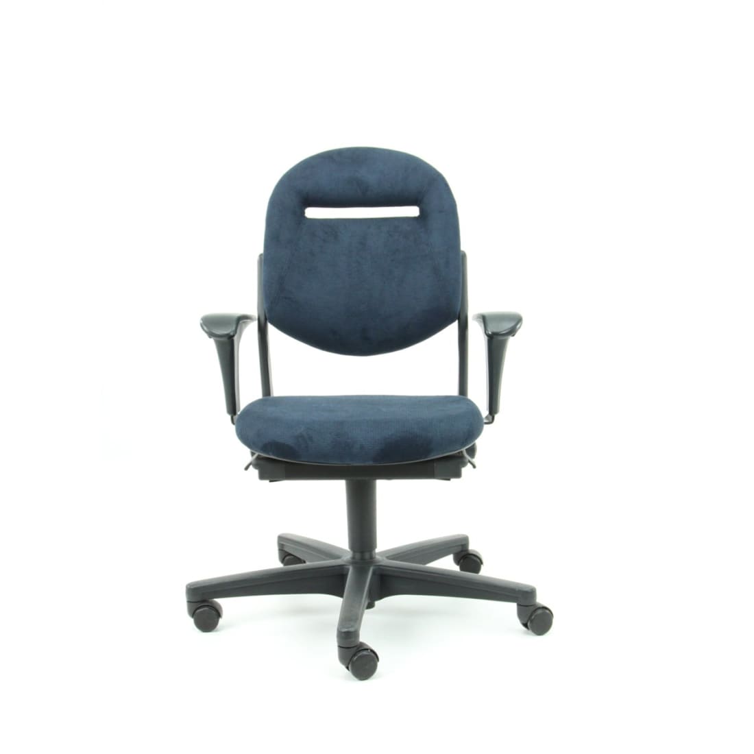 Bureaustoel Refurbished Blauw Ergonomisch Ahrend 220