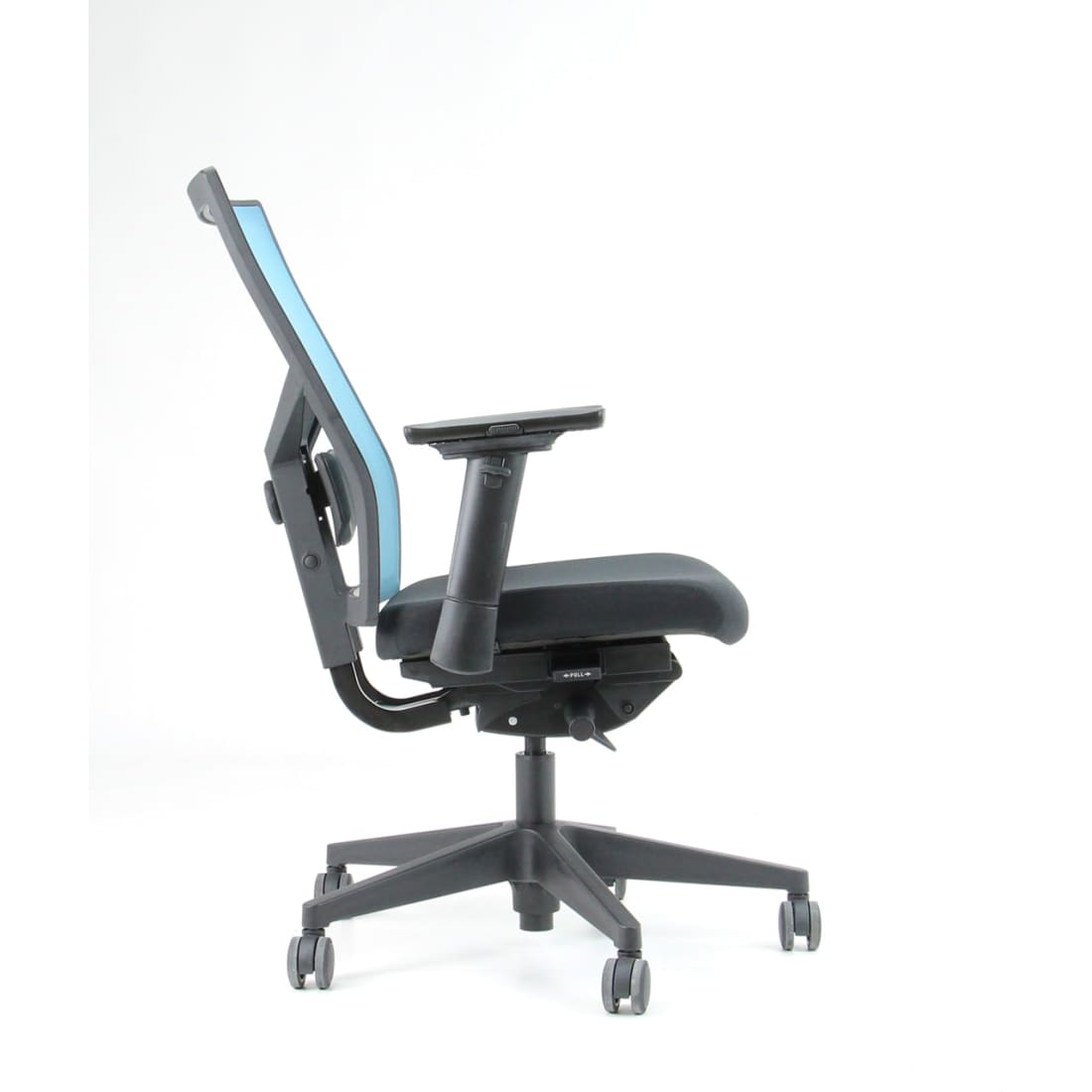 Refurbished Bureaustoel Ergonomisch Design Zuidas Mesh Blauw (N)En 1335