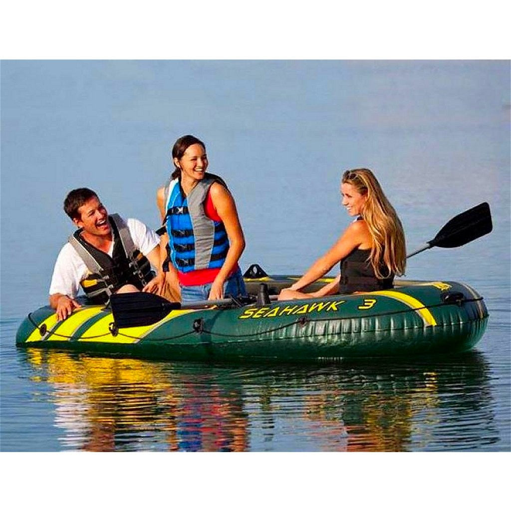 Intex 68380Np Opblaasboot Seahawk 3 3-Persoons Set