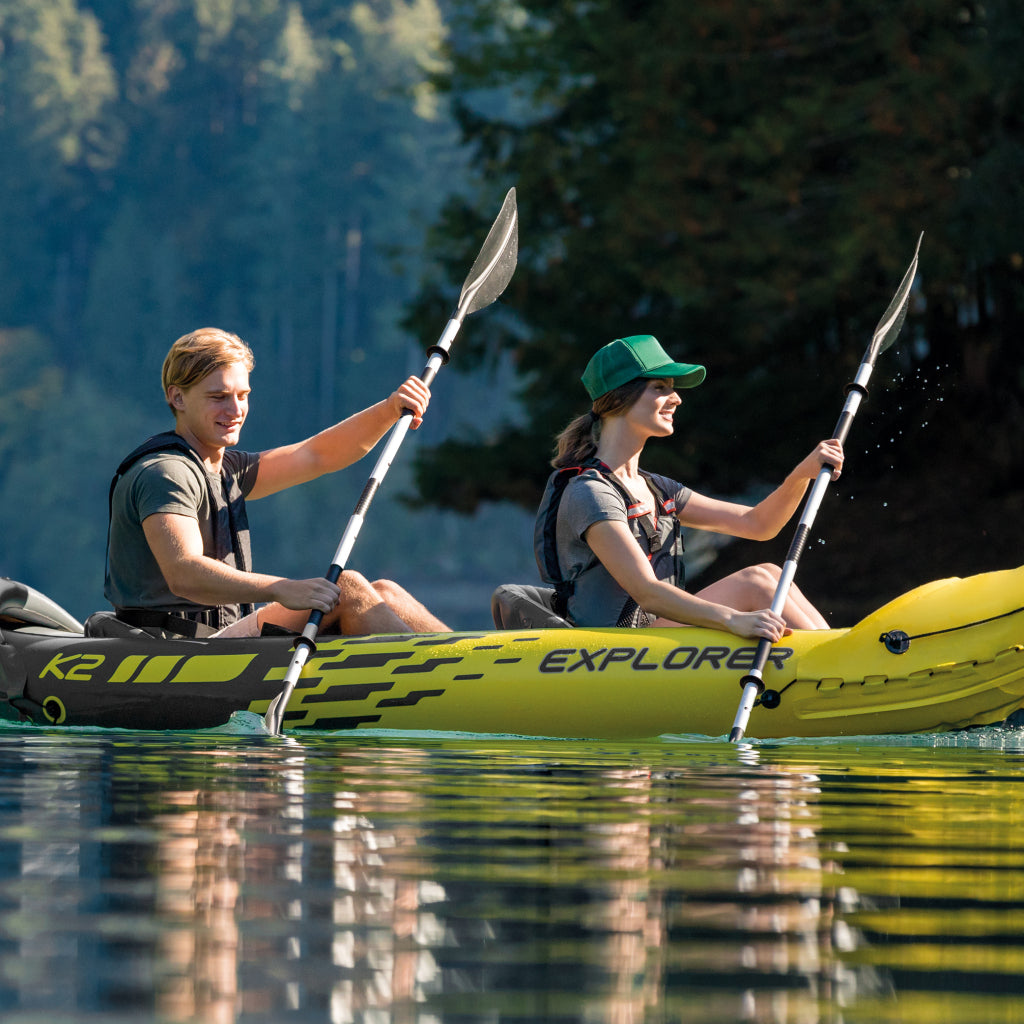 Intex 69629 Kayak Roeispaan 218 Cm Zwart/Zilver