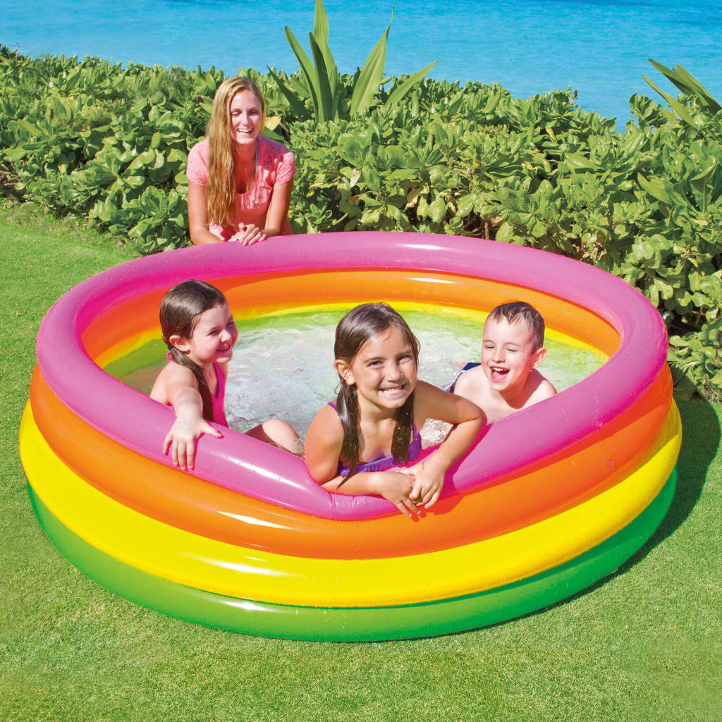 Intex Zwembad Sunset Opblaasbaar 4 Ringen 168X46 Cm