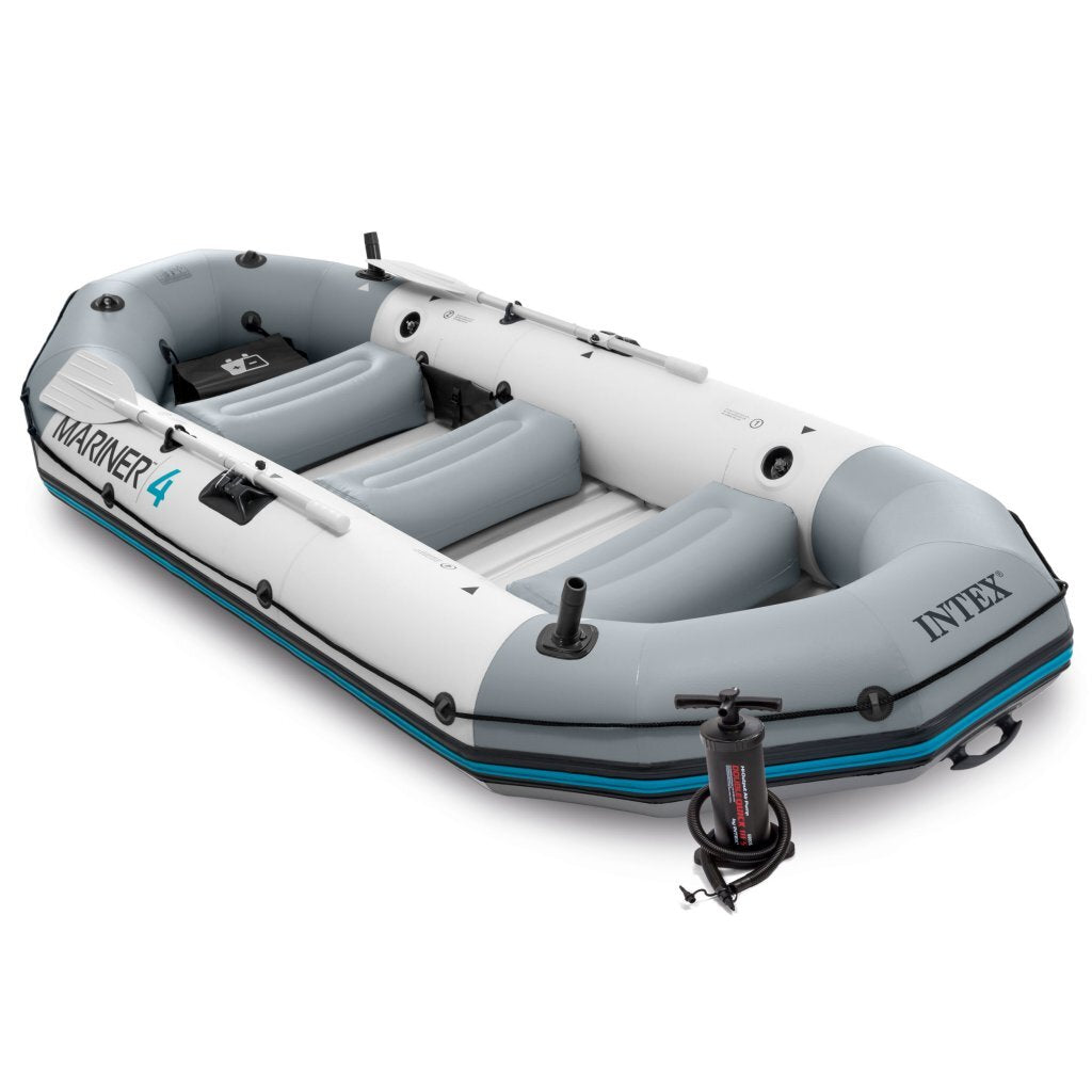 Intex 68376Np Mariner 4 4-Persoons Opblaasboot Set