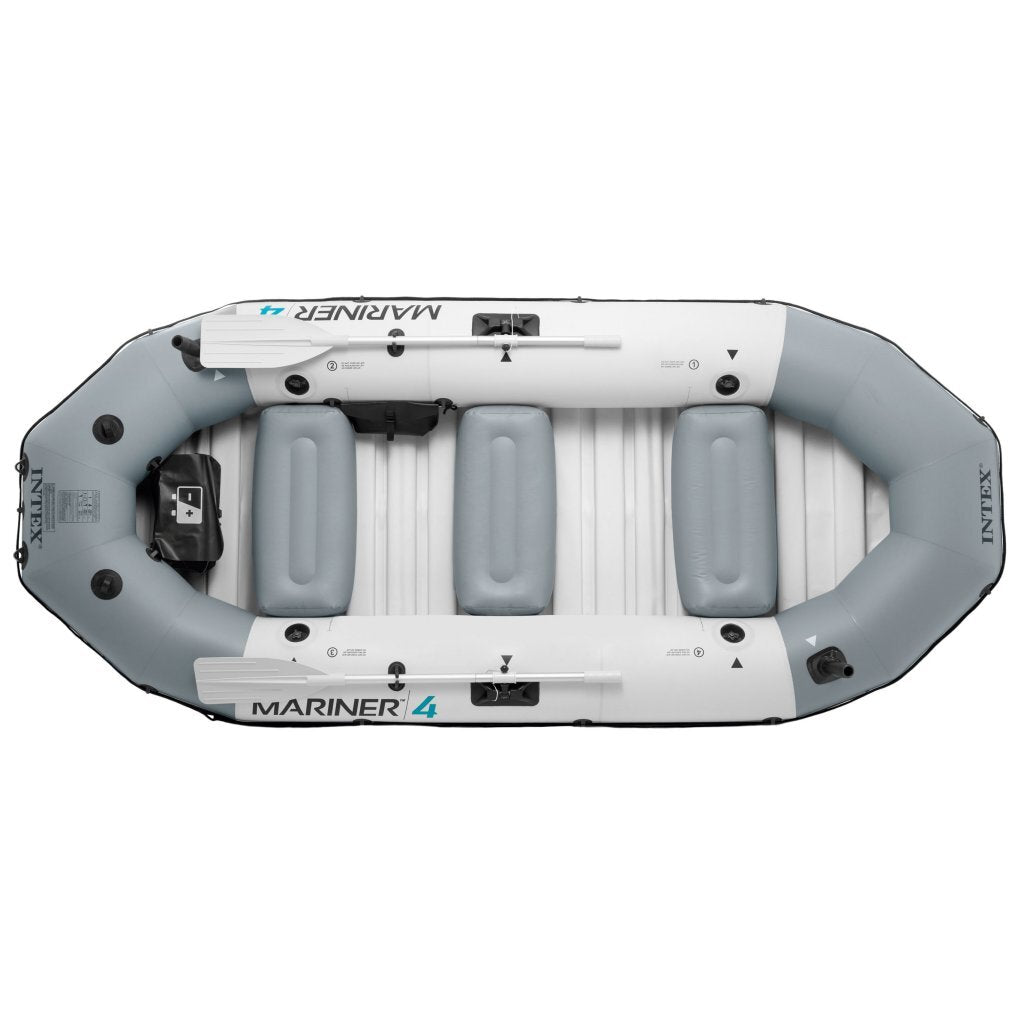 Intex 68376Np Mariner 4 4-Persoons Opblaasboot Set