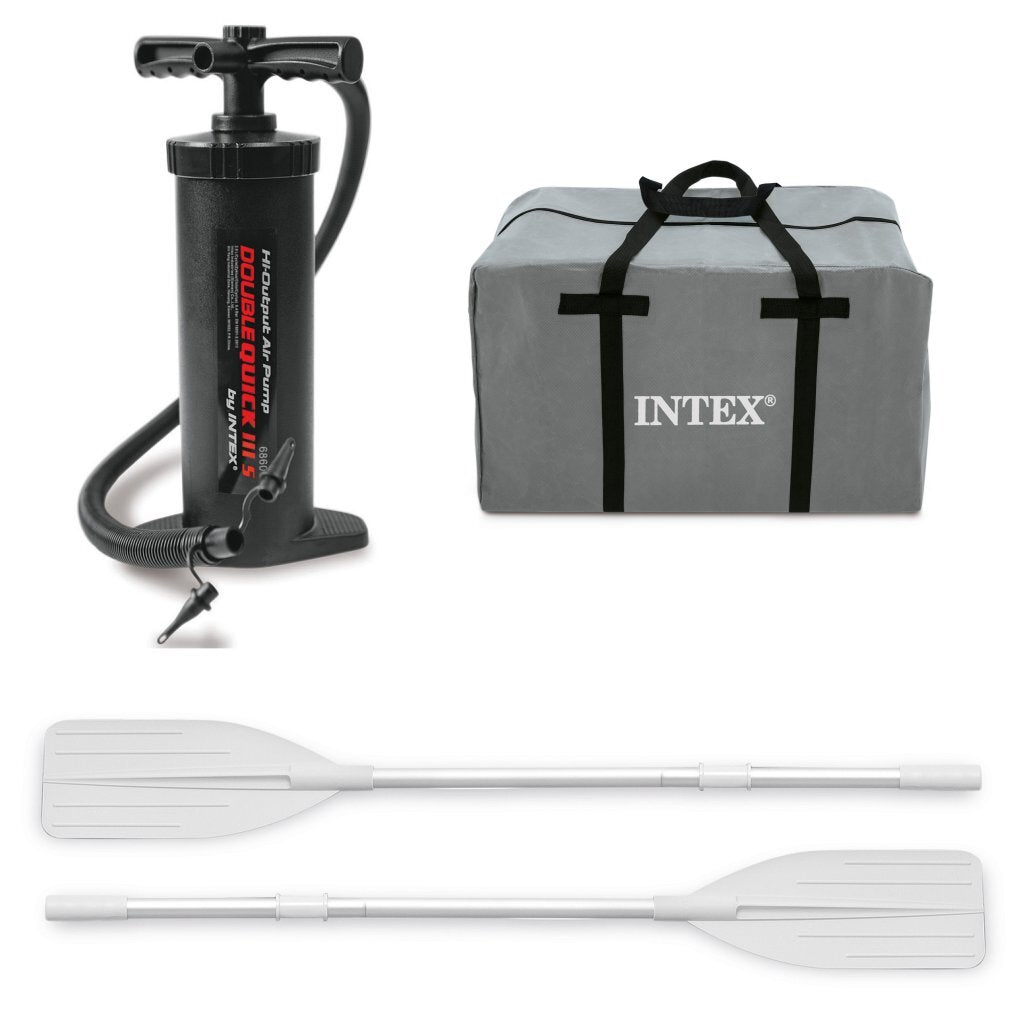 Intex 68376Np Mariner 4 4-Persoons Opblaasboot Set
