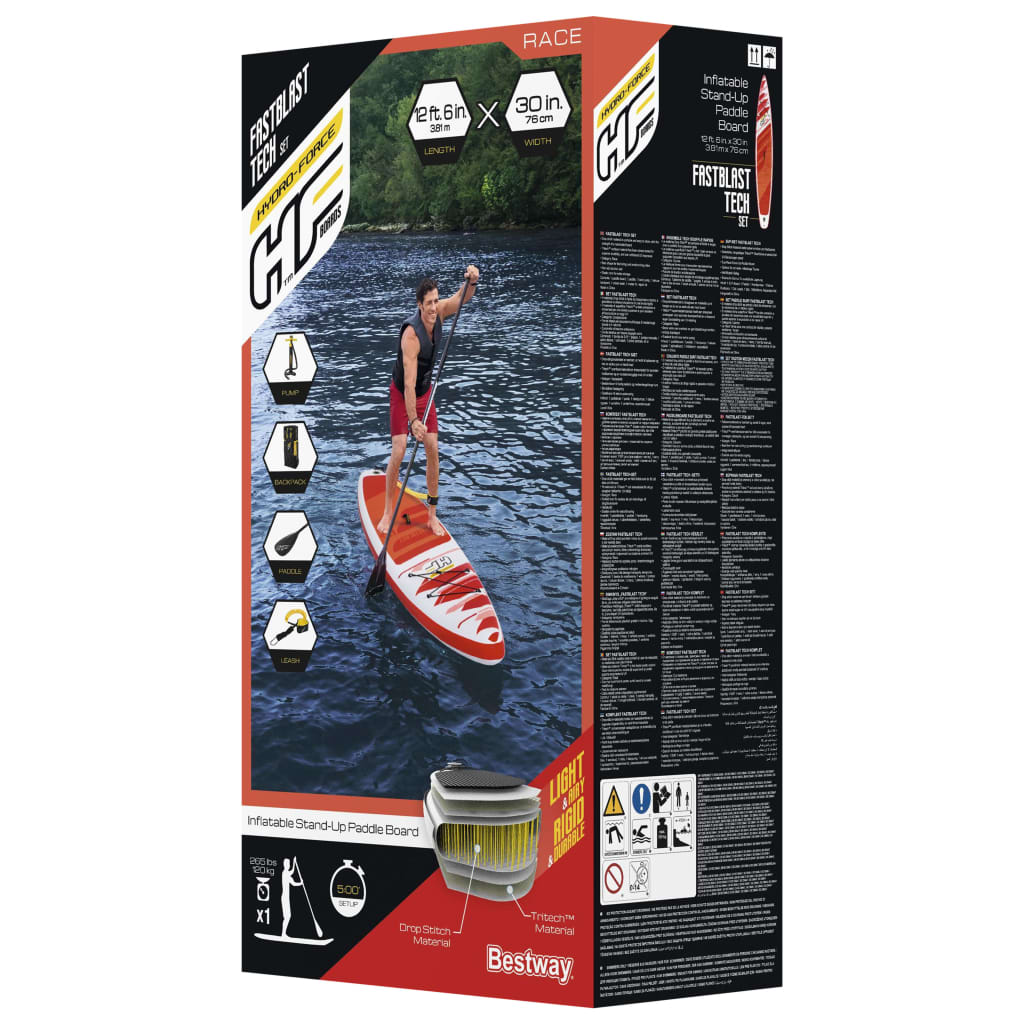 Bestway Sup Hydro-Force Fastblast Tech Set Opblaasbaar 381X76X15 Cm