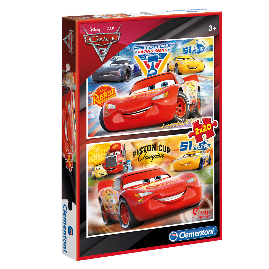 Clementoni Cars 3 Puzzel 2X20 Stukjes