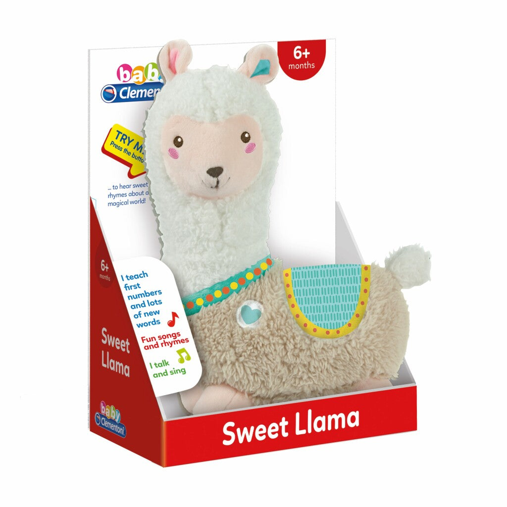 Clementoni Baby Lama Knuffel Met Geluid