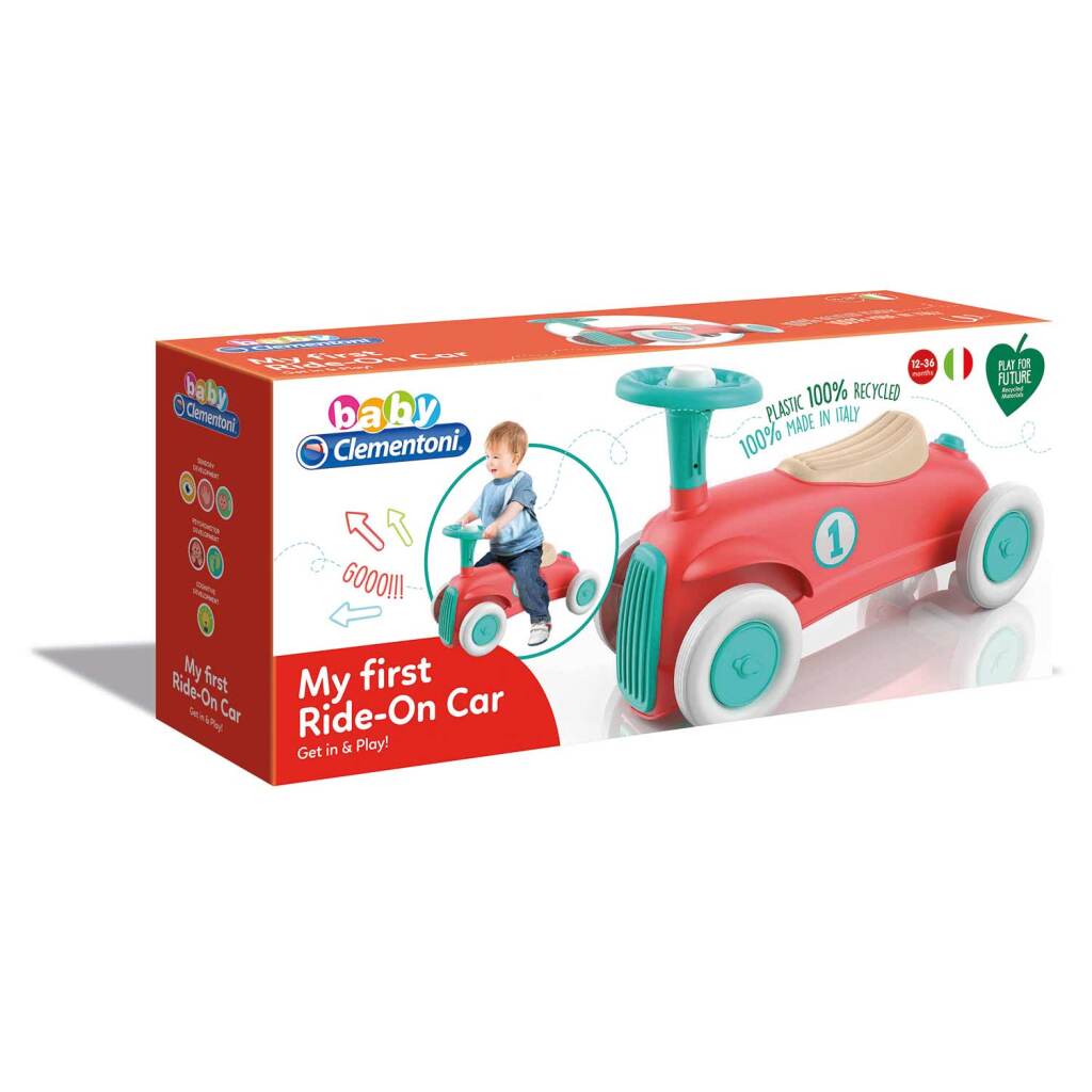 Clementoni Baby Mijn Eerste Loopauto Rood/Groen