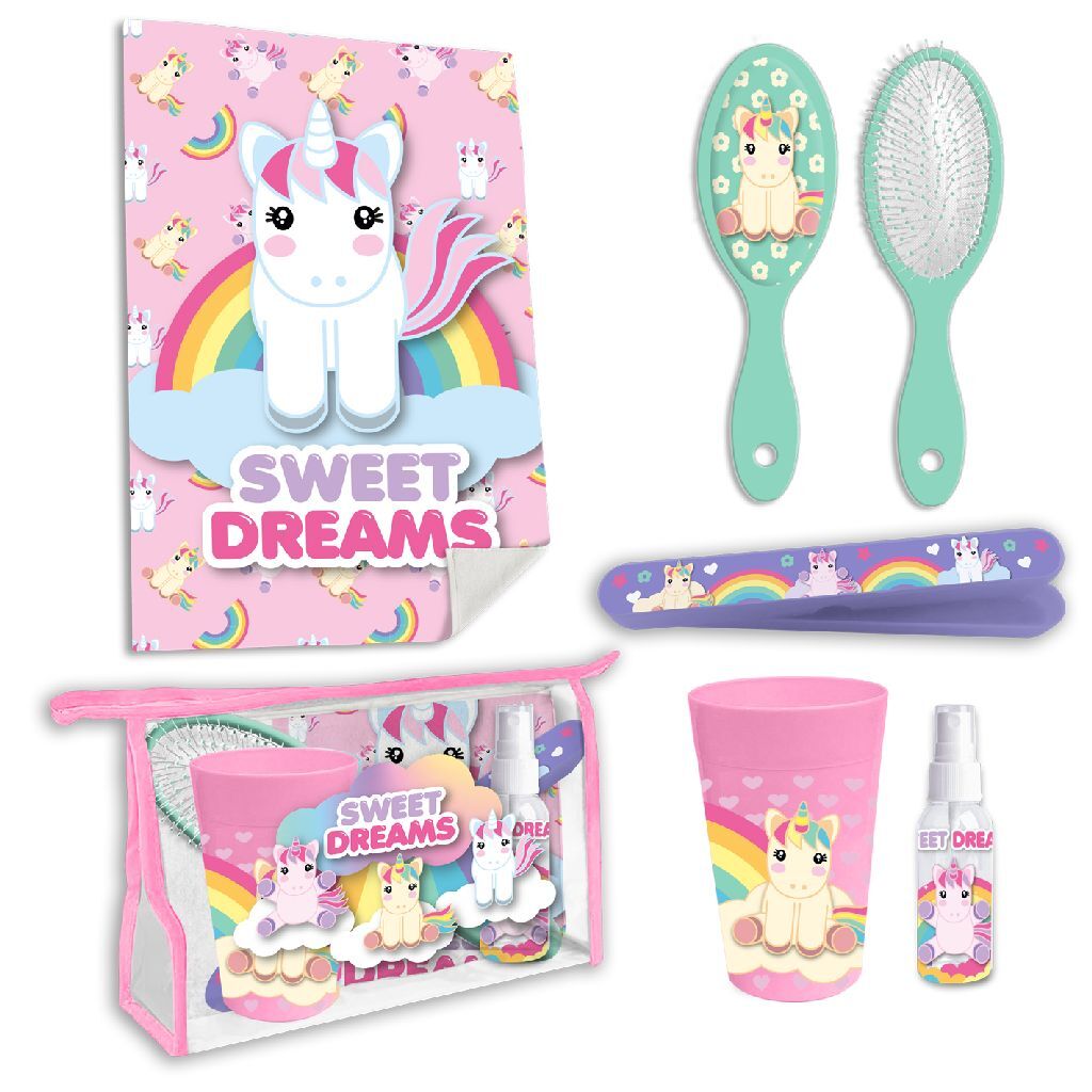 Basic Sweet Dreams Eenhoorn Toilettas 6-Delig