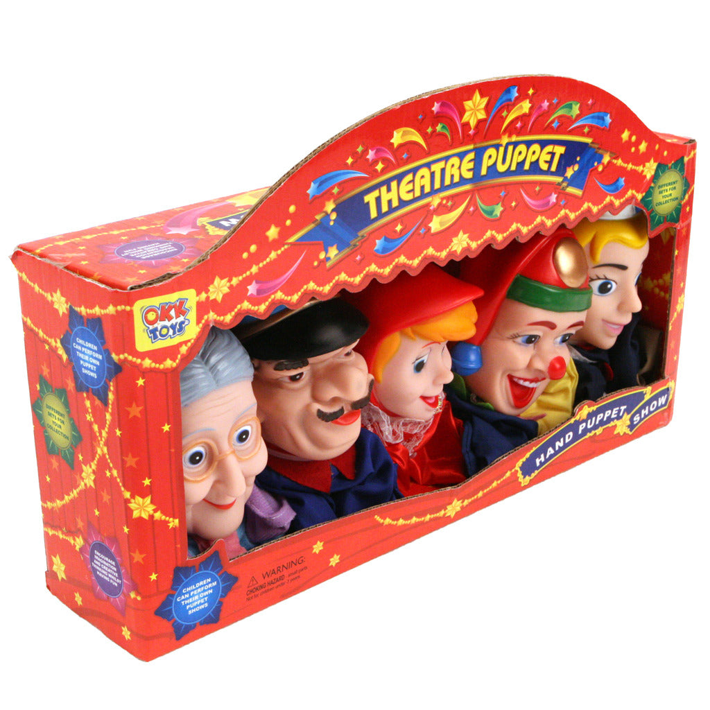 Basic Poppenkast Poppen 5 Stuks Handpoppen