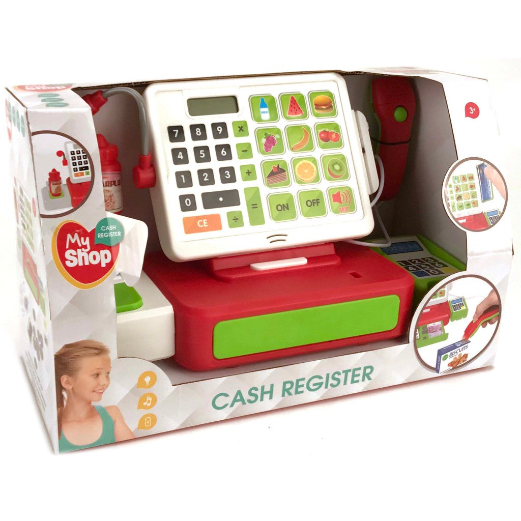 Basic My Shop Kassa Met Scanner + Accessoires + Licht En Geluid